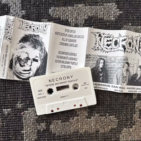NECRONY  Severe Malignant Pustule (Self released - Sweden original) (EX) TAPE