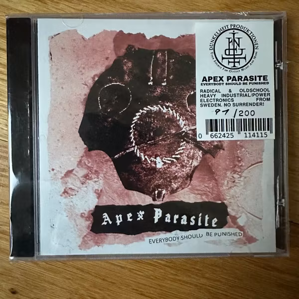 APEX PARASITE Everybody Should Be Punished (Dunkelheit - Germany original) (SS) CD