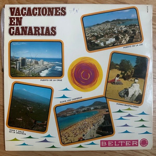 VARIOUS Vacaciones En Canarias (Belter - Spain original) (VG+/VG) LP