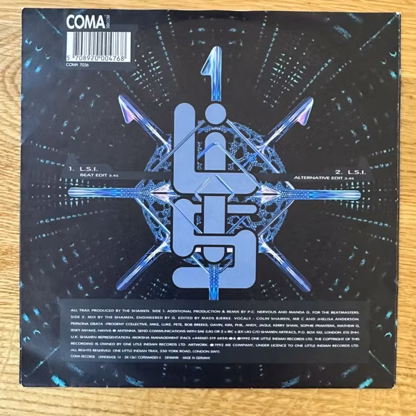 SHAMEN, the L.S.I. (Coma - Denmark original) (VG+) 7"