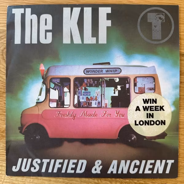 KLF, the Justified & Ancient (Coma - Scandinavia original) (VG+/EX) 7"