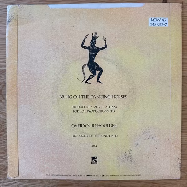 ECHO & THE BUNNYMEN Bring On The Dancing Horses (Korova - UK original) (VG+) 7"