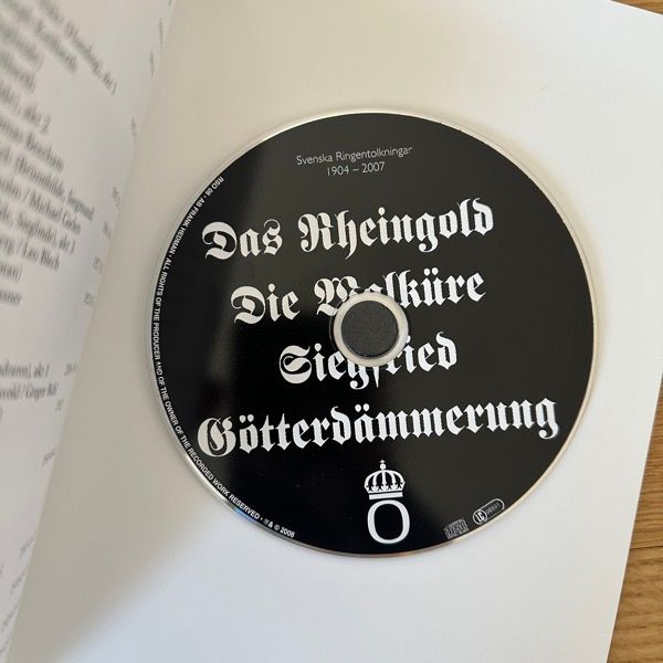 DAS RHEINGOLD DIE WALKÜRE SIEGFRIED GÖTTERDÄMMERUNG (EX) BOOK+CD