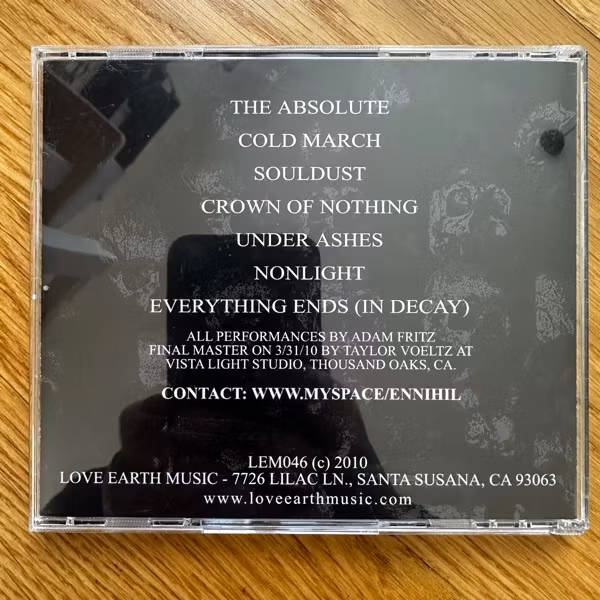 EN NIHIL The Absolute (Love Earth Music - USA original) (NM) CD