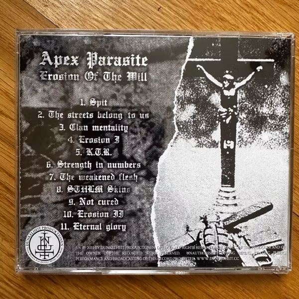 APEX PARASITE Erosion Of The Will (Dunkelheit - Germany original) (NM) CD