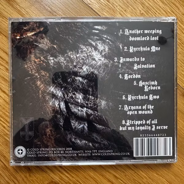 NORDVARGR Pyrrhula (Cold Spring - UK original) (EX) CD