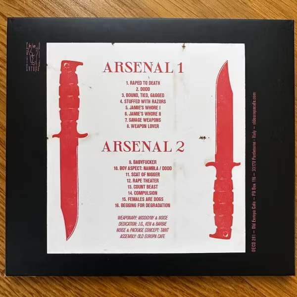 TAINT Savage Weapons (Old Europa Cafe - Italy reissue) (NM) CD