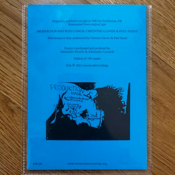 PRODUKTION The Sound Of Pre-War Germany (menstrualrecordings - Italy reissue) (NM) CD