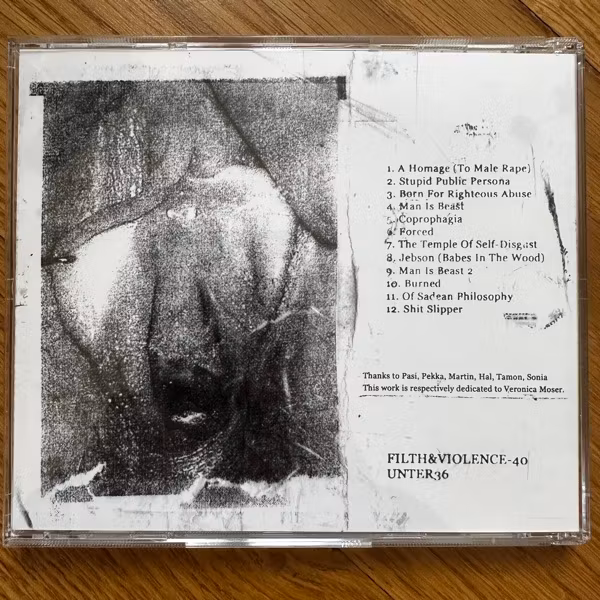 S.T.A.B. ELECTRONICS Born For Righteous Abuse / Temple Of Self-Disgust (Filth And Violence - Finland original) (NM) CD