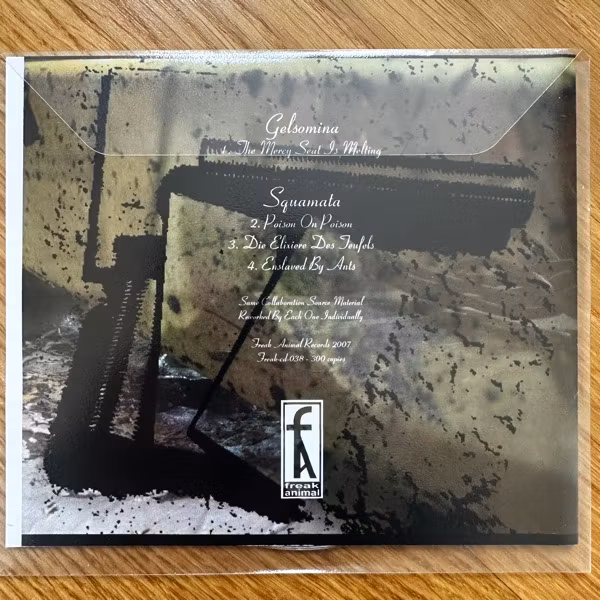 GELSOMINA & SQUAMATA Junkyard Behemoth (Freak Animal - Finland original) (NM) CD