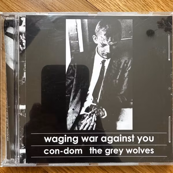 CON-DOM / THE GREY WOLVES Waging War Against You (Unrest - UK reissue) (NM) CD