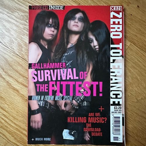 ZERO TOLERANCE Issue 20 (VG+) MAGAZINE