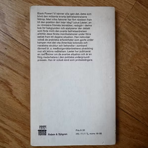 PASSA DIG VITING! BLACK POWER ÄR UTE EFTER DIN MORSA... (VG) BOOK