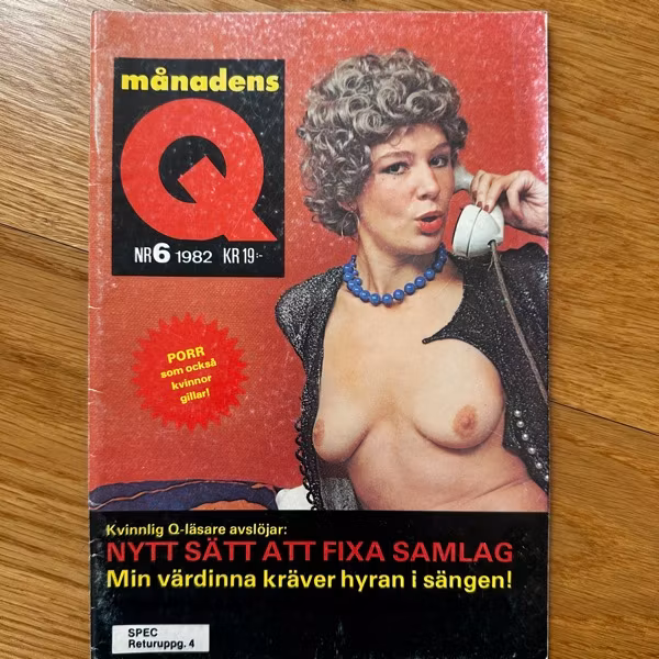 MÅNADENS Q Nr 6 1982 (VG+) MAGAZINE