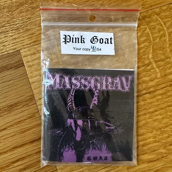 MASSGRAV / JÄRNBÖRD Pink Goat (Awesome & Ordinary Recordings – Sweden original) (NM/EX) LATHE CUT 2" EP