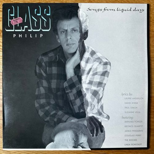 PHILIP GLASS Songs From Liquid Days (CBS - Europe original) (VG+/EX) LP
