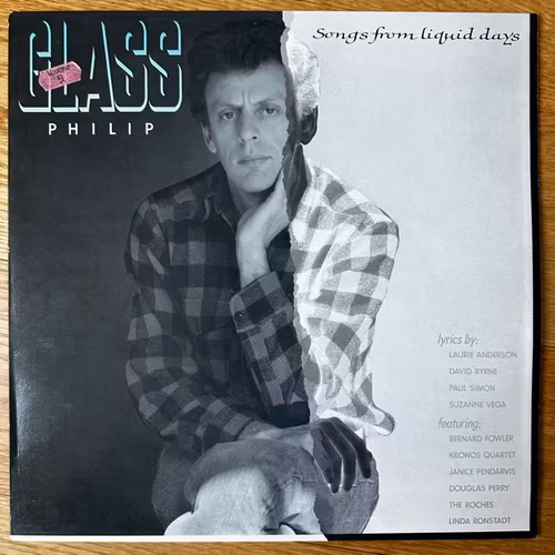 PHILIP GLASS Songs From Liquid Days (CBS - Europe original) (VG+/EX) LP