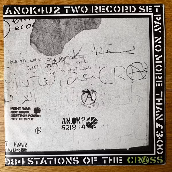 CRASS Stations Of The Crass (Crass - UK original) (VG+) 2LP