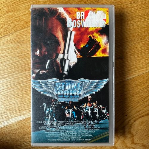 STONE COLD (VG+/EX) VHS