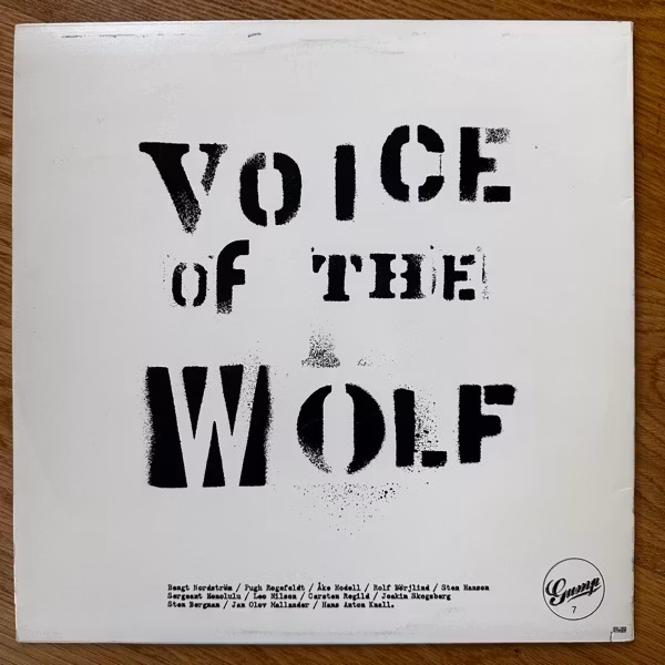 VARIOUS Voice Of The Wolf (Gump - Sweden original) (VG+/EX) LP