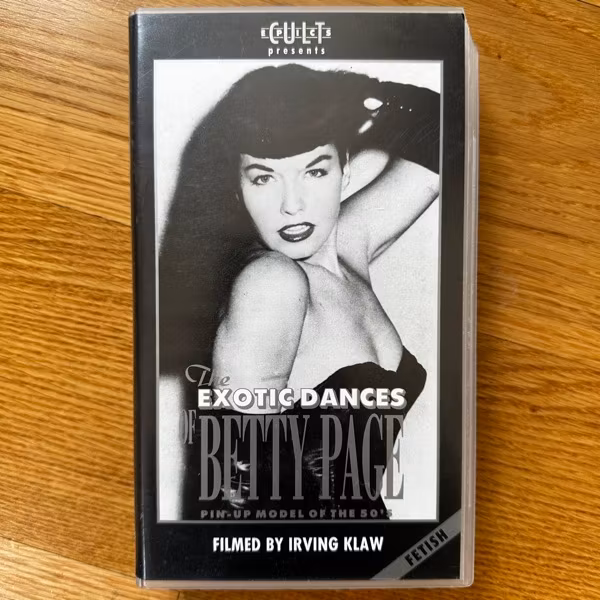 BETTIE PAGE The Exotic Dances of (Cult Epics) (EX) VHS