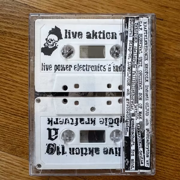 VARIOUS Live Aktion 11/9 Klabböle Kraftverk 2002-2004 (No label - Sweden original) (NM) 2xTAPE