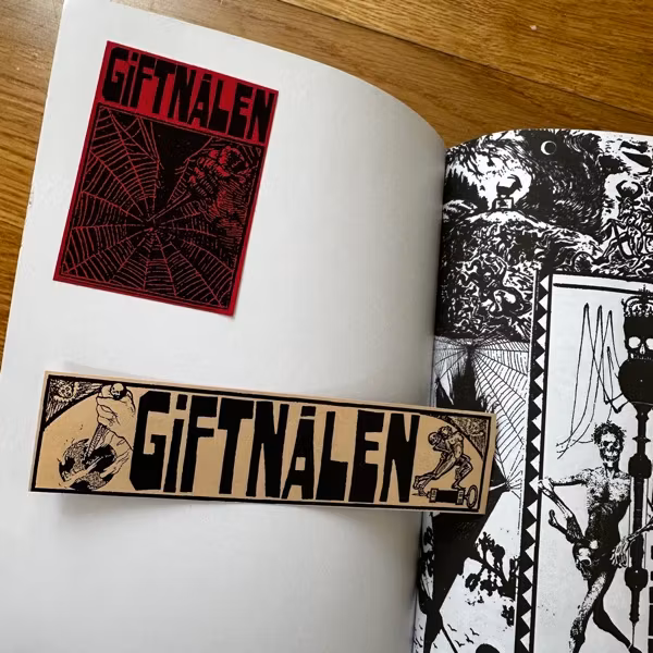 GIFTNÅLEN No 1 (Styggelse - Sweden original) (VG+) BOOK