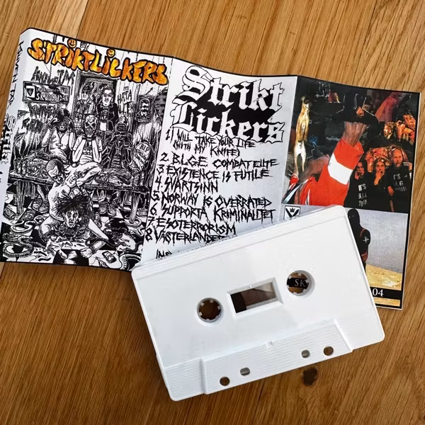 STRIKTLICKERS Kniven Tar Kniven Ger (Skuggsidan - Sweden original) (NM) TAPE