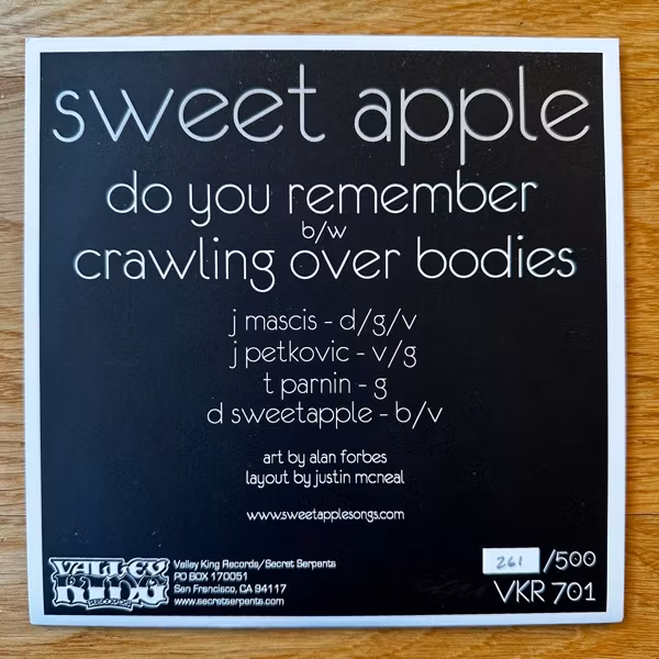 SWEET APPLE Do You Remember (Valley King - USA original) (NM/EX) 7"
