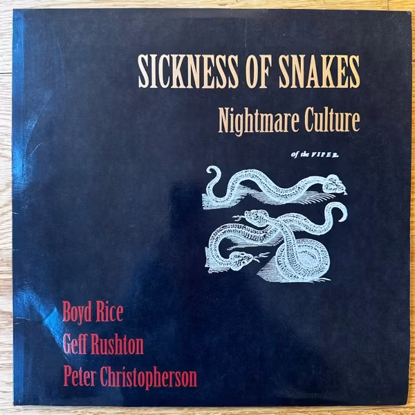SICKNESS OF SNAKES Nightmare Culture (Soleilmoon - USA original) (VG+/EX) 12" EP