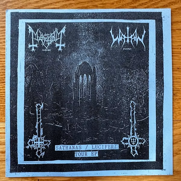 MAYHEM / WATAIN Sathanas / Luciferi Tour EP (His Master's Noise - Sweden original) (NM) 7"