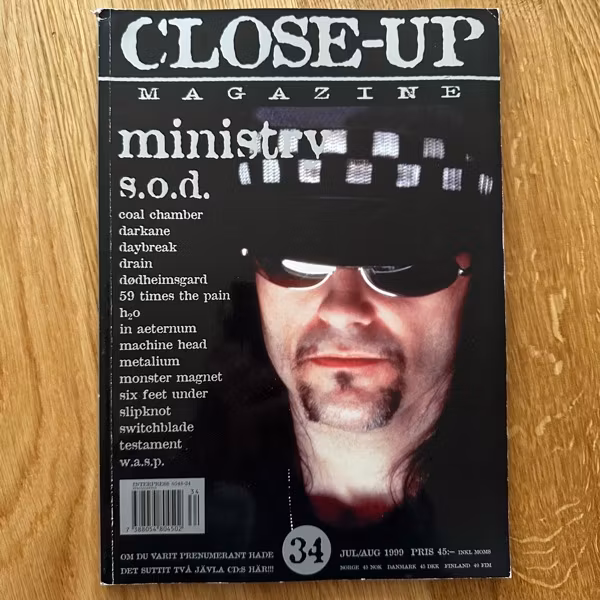 CLOSE-UP MAGAZINE #34 1999 (VG+) MAGAZINE + CD