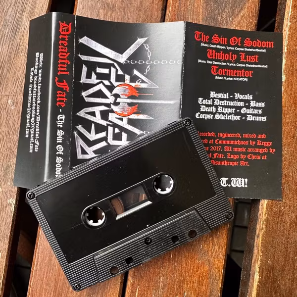 DREADFUL FATE The Sin Of Sodom (Iron Fist - Sweden original) (NM) TAPE