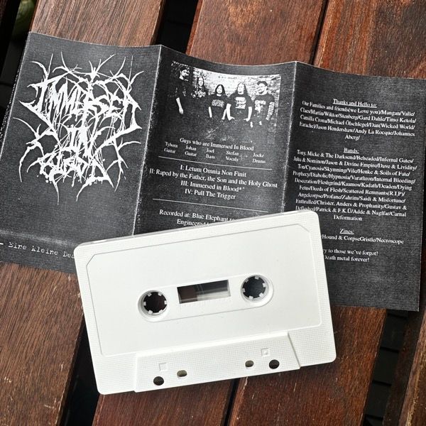 IMMERSED IN BLOOD Eine Kleine Deathmusik - Demo #1 - 99 (Self released - Sweden original) (NM) TAPE