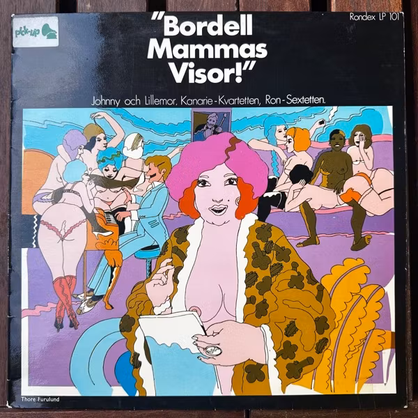 JOHNNY OCH LILLEMOR Bordell Mammas Visor! (Rondex - Sweden original) (VG+/VG) LP