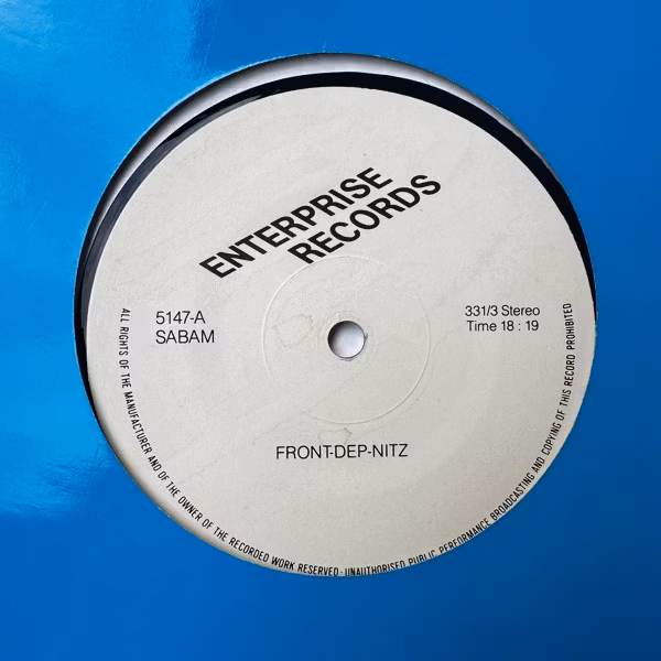 VARIOUS Front-Dep-Nitz / German Kraft (Enterprise - Europe original) (VG+) 12"