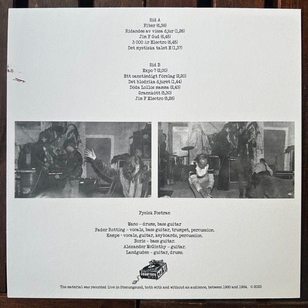 FYSISK FOSTRAN Räkenskapens Dag (Fördämning Arkiv – Sweden original) (NM) LP