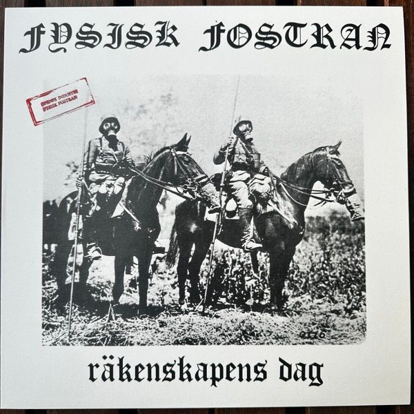 FYSISK FOSTRAN Räkenskapens Dag (Fördämning Arkiv – Sweden original) (NM) LP