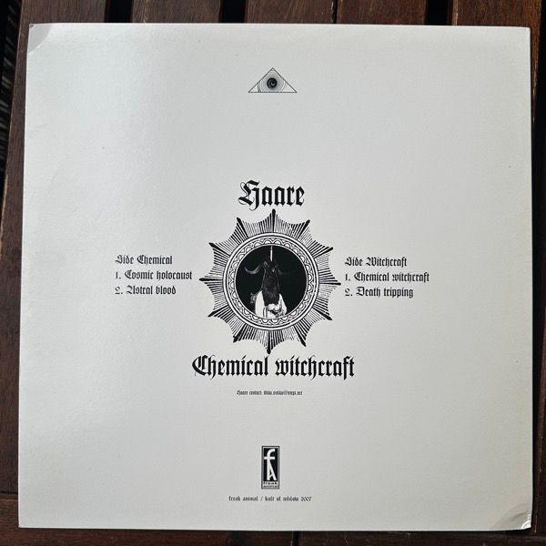 HAARE Chemical Witchcraft (Freak Animal - Finland original) (VG+/NM) LP