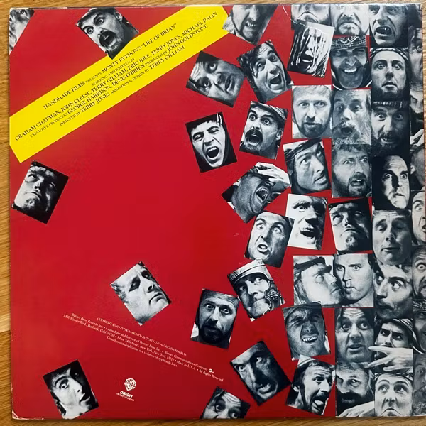 SOUNDTRACK Monty Python – Life Of Brian (Warner - USA original) (VG+) LP