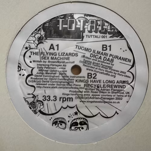 VARIOUS Sex Machine / Dica Dab / Recycle/Rewind (Totally - Finland original) (VG+) 10"