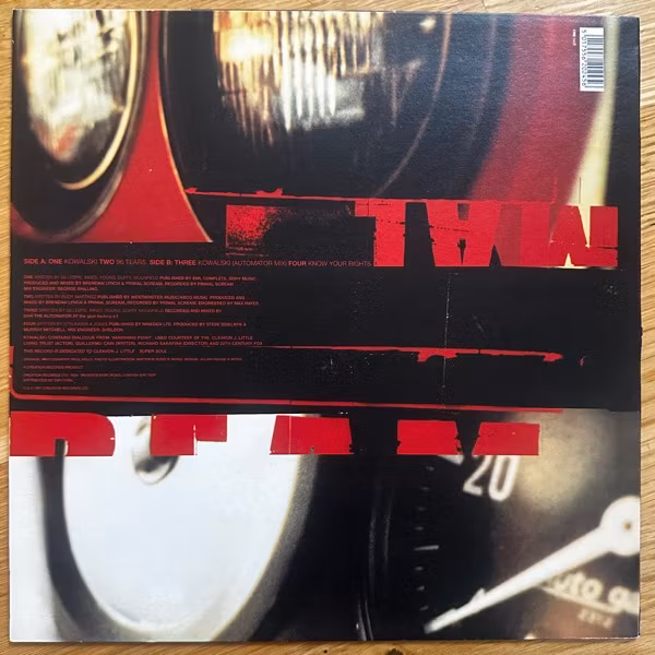 PRIMAL SCREAM Kowalski (Creation - UK original) (EX) 12"