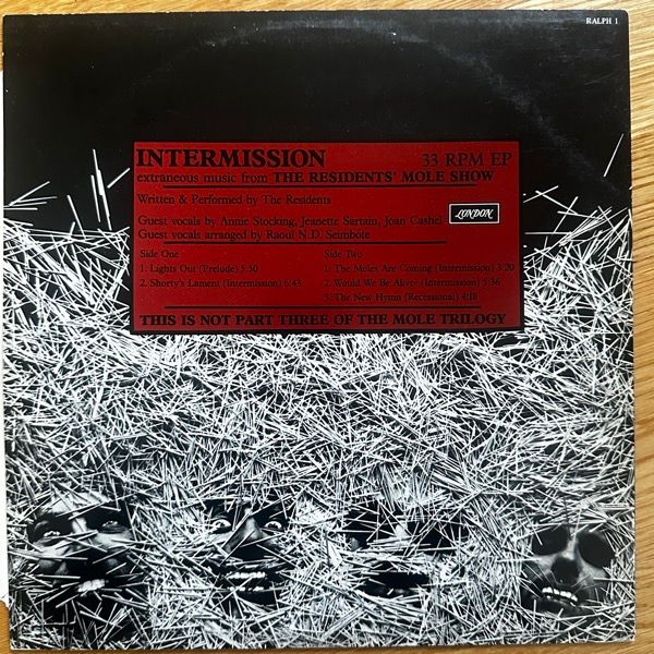 RESIDENTS, the Intermission (London - UK original) (VG+) 12"