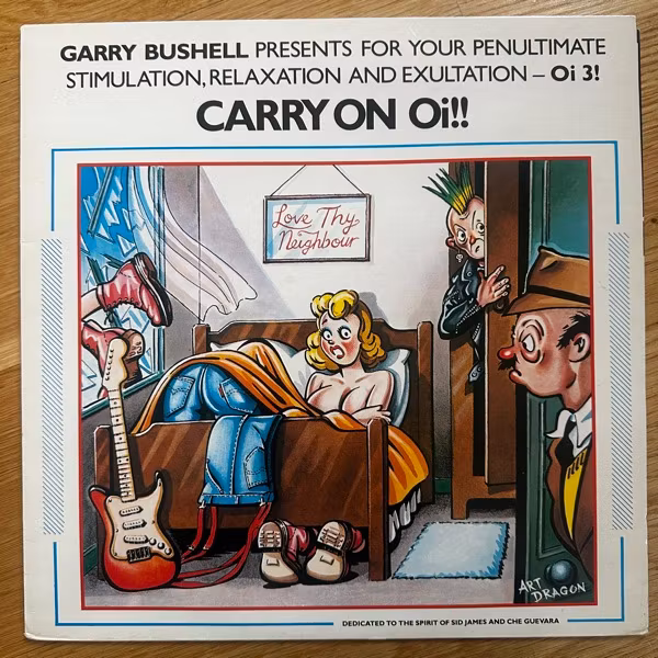 VARIOUS Carry On Oi!! (Planet - Scandinavia original) (EX) LP