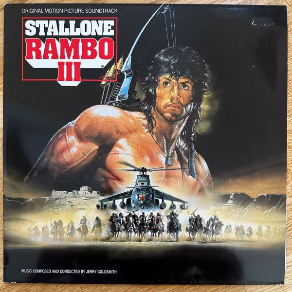 SOUNDTRACK Jerry Goldsmith – Rambo III (Scotti Bros. - Germany original) (VG+/VG) LP