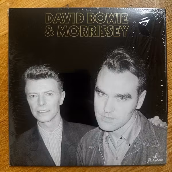 DAVID BOWIE & MORRISSEY Cosmic Dancer (Live) / That's Entertainment (Parlophone - Europe original) (NM) 7"