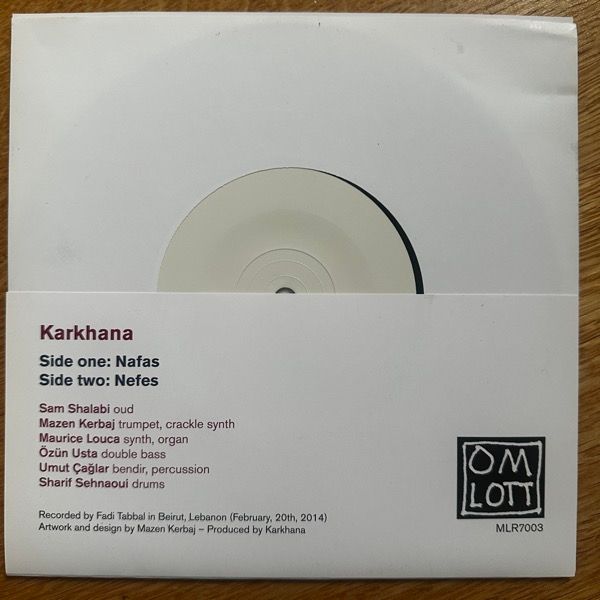KARKHANA Nafas (Omlott - Sweden original) (NM) 7"