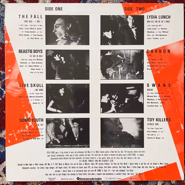 VARIOUS Speed Trials (Homestead - UK/USA original) (VG+) LP