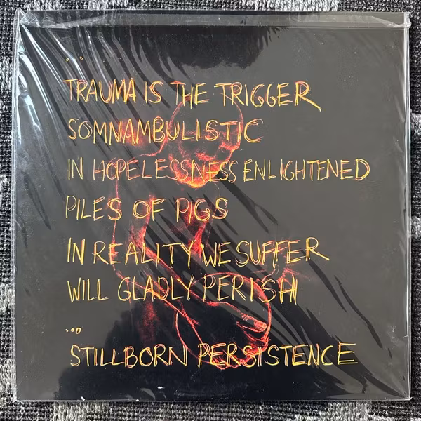 ABANDON In Reality We Suffer (Black Star Foundation - Sweden reissue) (EX) 2LP