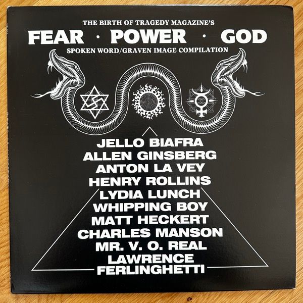 VARIOUS The Birth Of Tragedy Magazine's Fear • Power • God (White vinyl) (CFY - USA original) (EX) LP